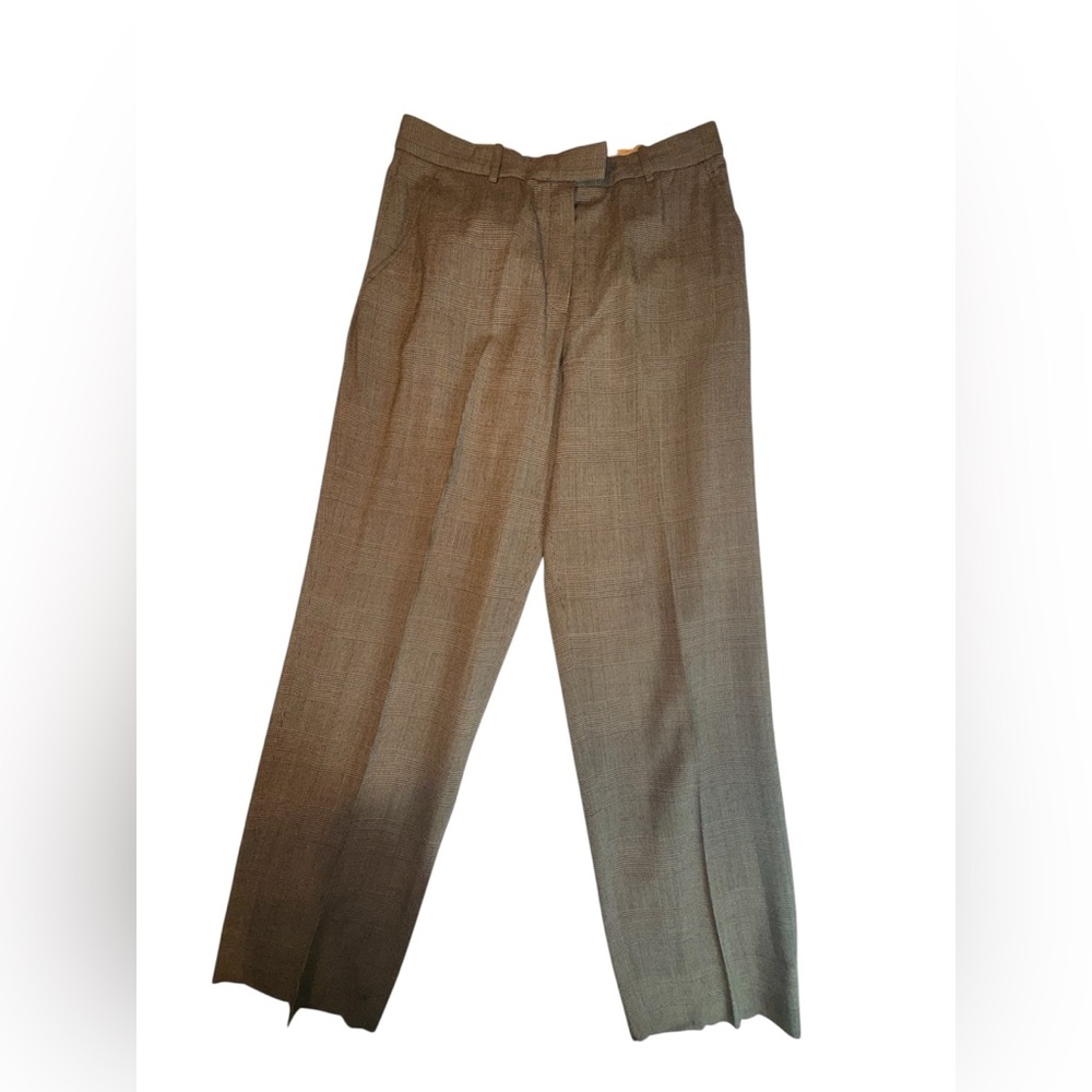 Armani Collezioni Tan and Brown Patterned Garment